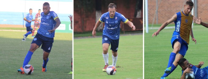 Gustavo Almeida, João Carlos e Renan Pedrada