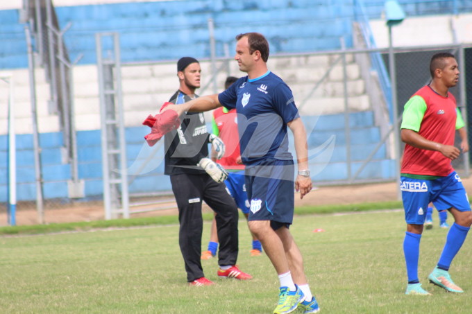 Fernando durante o treinamento