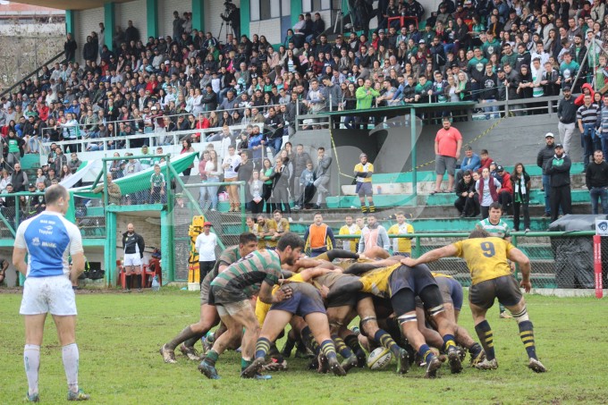 Torcedor Alviverde compareceu em peso na Montanha/Foto: Kévin Sganzerla