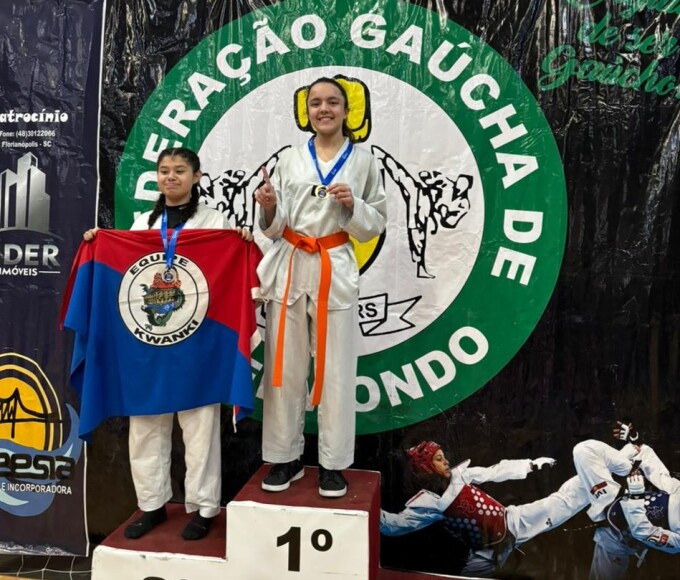 Isabelle conquistou o pódio mais alto da competição estadual