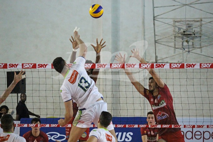 Na rodada passada, o Bento Vôlei foi superado pelo Juiz de Fora pelo placar de 3 sets a 0/Foto:Vítor Bara/JF Vôlei