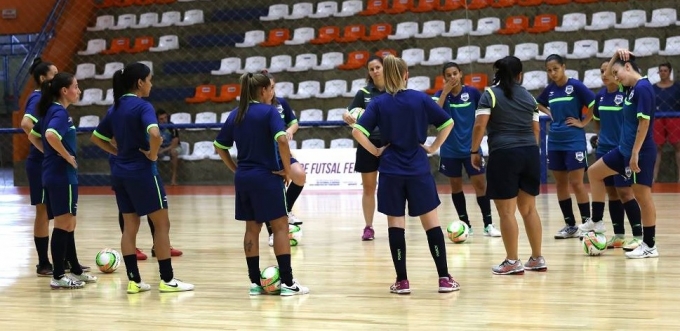 Amistoso Internacional de Futsal Feminino - Brasil x Paraguai