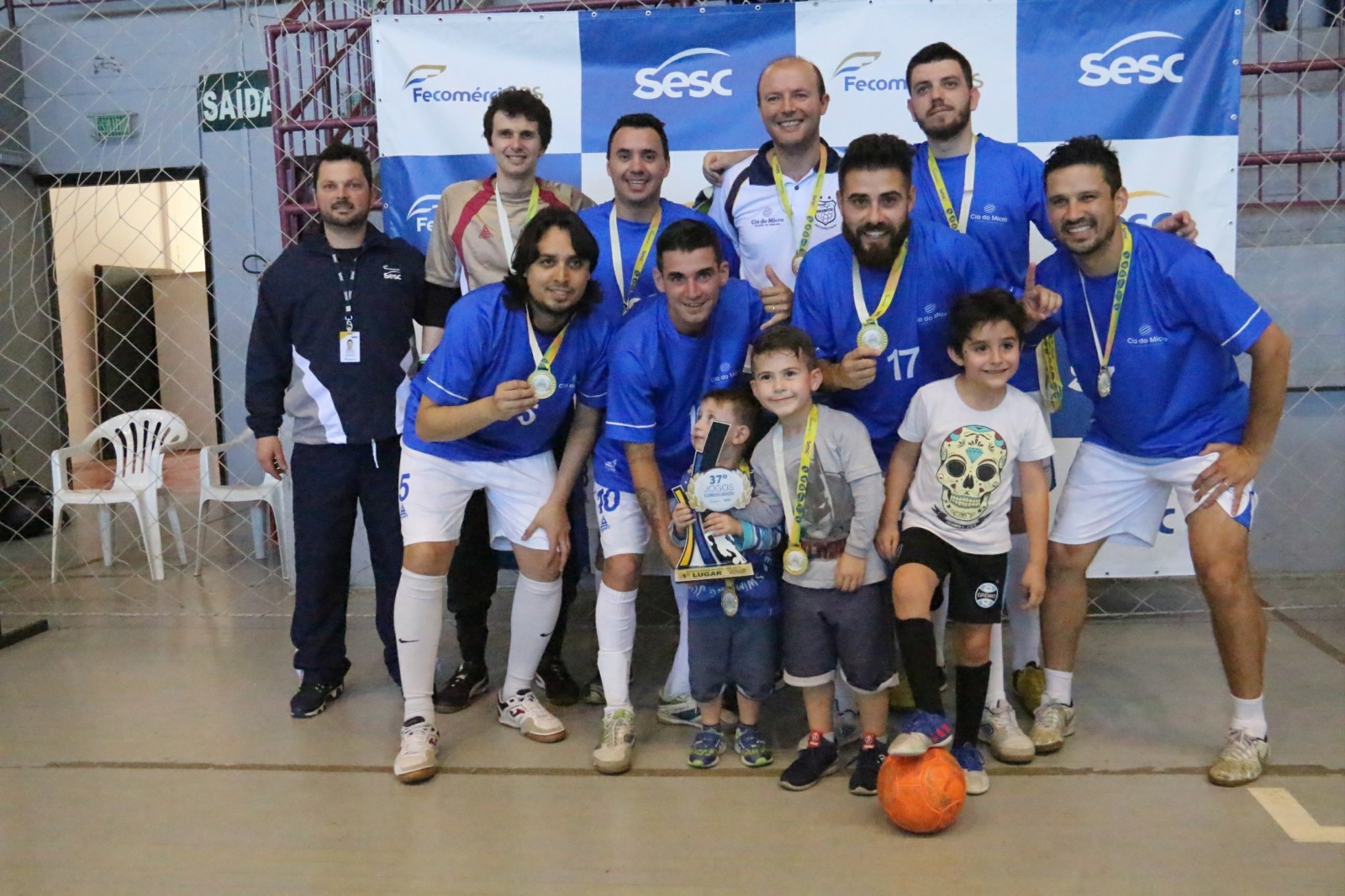 Cia do Vôlei e PB Voleibol são campeões do Circuito Sesc